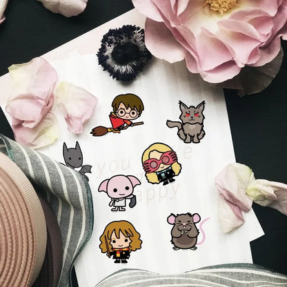 40pcs waterproof Harry Potter and animal Stickers.