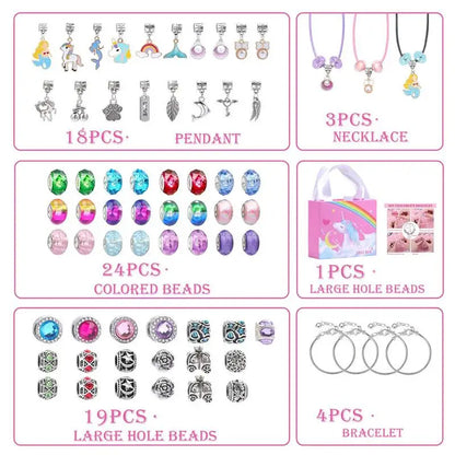 Bracelet Kit Bracelet Making Crystal Crackle Beads Bracelets Beads Kit With A Storage Box Jewelry Supplies Rich Styles For