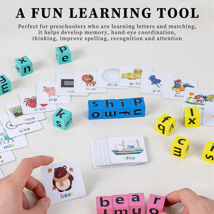 English Words Spelling Playset Montessori Educational Toys .