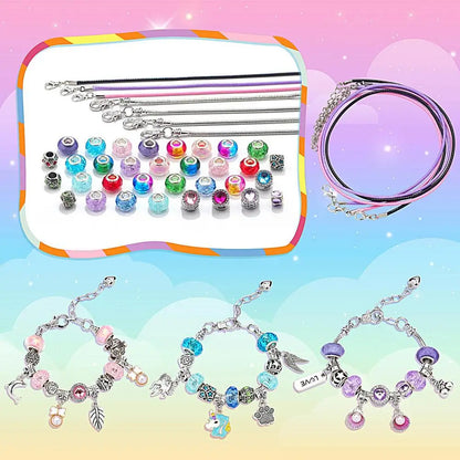 Bracelet Kit Bracelet Making Crystal Crackle Beads Bracelets Beads Kit With A Storage Box Jewelry Supplies Rich Styles For