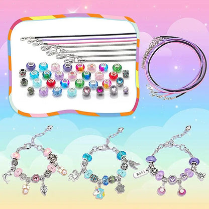 Bracelet Kit Bracelet Making Crystal Crackle Beads Bracelets Beads Kit With A Storage Box Jewelry Supplies Rich Styles For