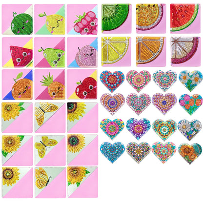 Diamond Painting Bookmark Rhinestones Art Mosaic Book Mark Decoration Book Lovers